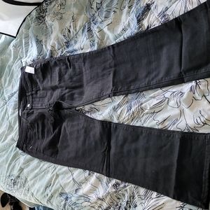 Black Kicker style bootcut jeans